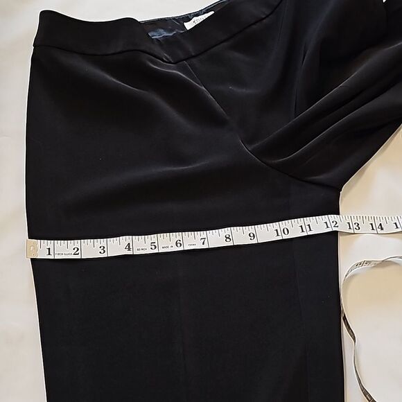 WHBM black crop wide leg pants size 10 - Picture 5 of 9